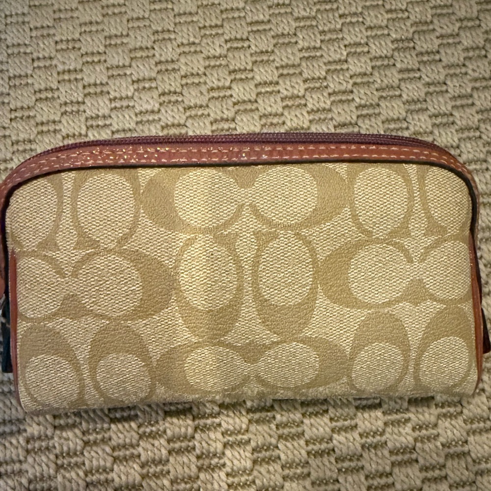 Coach make up bag